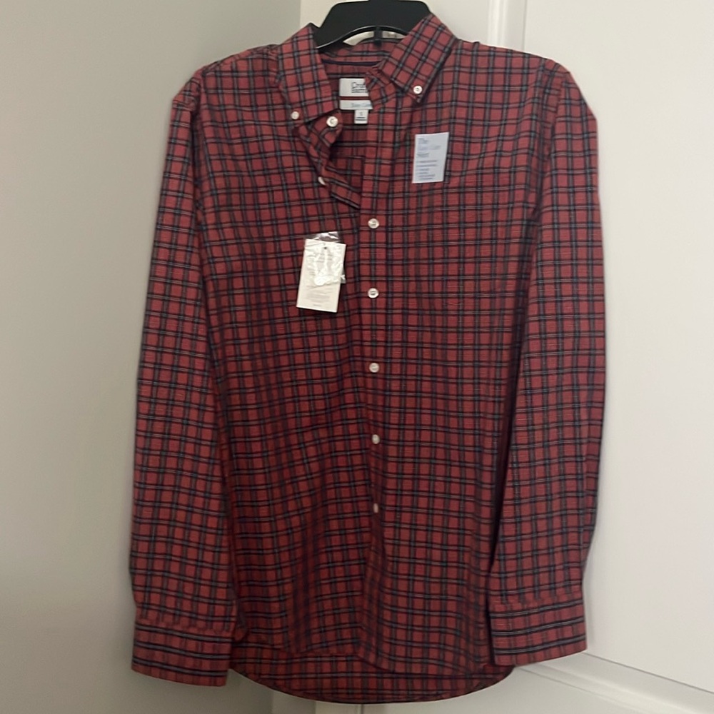 Plaid button down